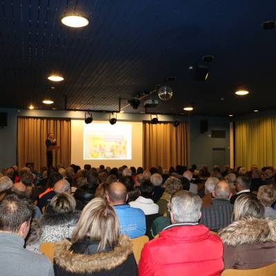 Vœux du maire à la salle des fêtes de Belambra le 23 janvier 2019 - Céline Combes