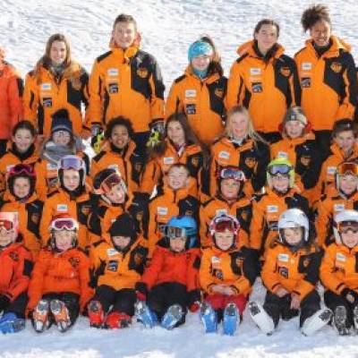 Membres du Ski club de Praz en avril 2019