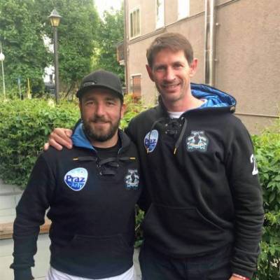 Julien Thomas et Richard Aimonetto lors de la finale des Championnats du Monde d'Italie, le 15 juin 2019