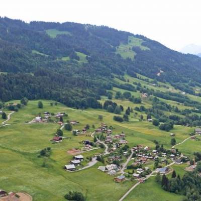 Lieu-dit des Grabilles à Praz sur Arly en juin 2019