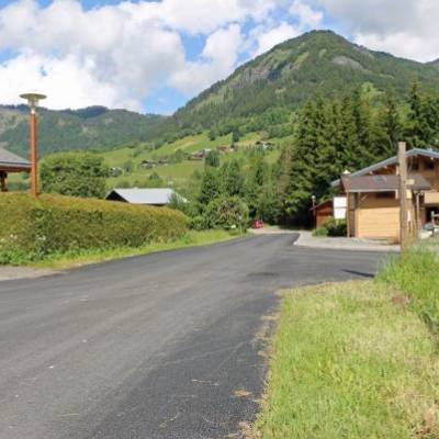 Tronçon de la route des Thouvassières refait à neuf en juin 2019