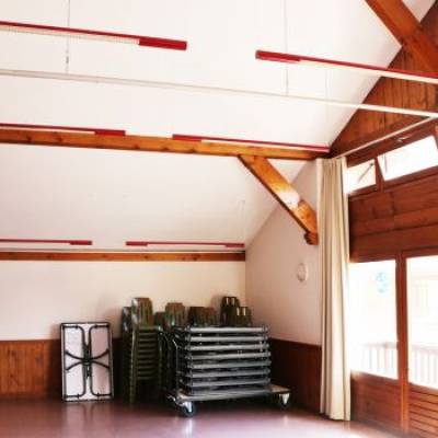 Intérieur de la Maison de la montagne repeint en mars 2020