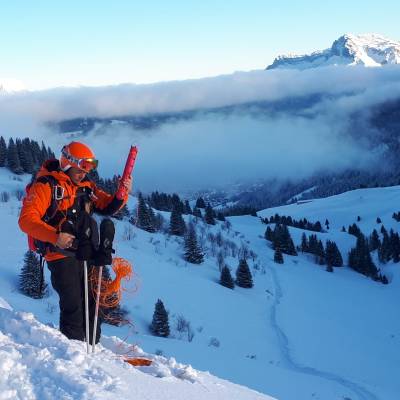 PIDA : un pisteur de Praz s'apprête à lancer une charge