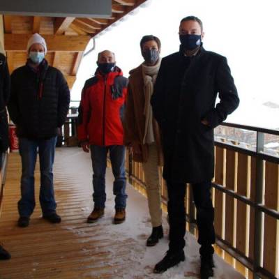 Élus présents lors de la visite