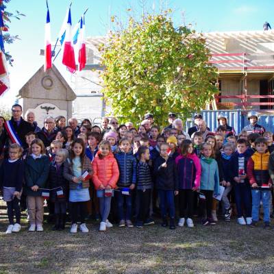 Cérémonie du 11 novembre 2022 à Praz-sur-Arly - Sylvie Bessy