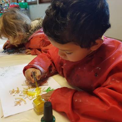 Élèves de l'école maternelle privée Saint-Joseph de Praz-sur-Arly le 15/11/2022 - Marie-Anaïs Lien