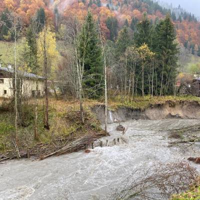 État de l'Arly suite aux pluies torrentielles de mi-novembre 2023 - Yann Jaccaz
