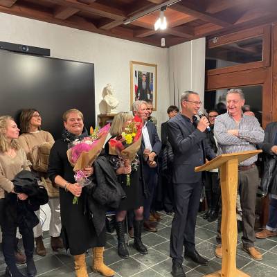 Inauguration du pôle médical et pot de départ en retraite le 20 décembre 2023 - Céline Combes