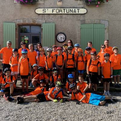 Voyage à vélo en Ardèche des CM1/CM2 de l'école des Éterlous du 21 au 24 mai 2024