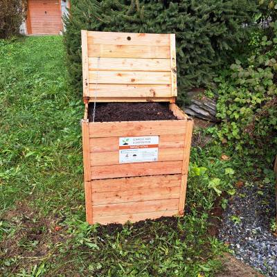 Site de compostage de Rafort : compost mûr en octobre 2024 - Olivier Perrin