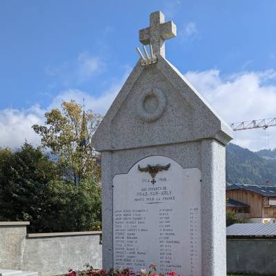 Monument au morts de Praz-sur-Arly le 02/10/2025 - Marie-Anaïs Lien