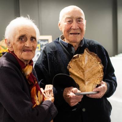 100 ans de René Bessy qui est à côté de son épouse Fernande, 97 ans - David Malacrida