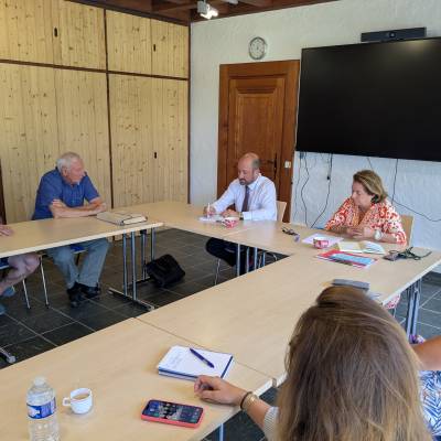 Visite du sénateur de la Haute-Savoie Loïc Hervé le 06/07/2026- Marie-Anaïs Lien
