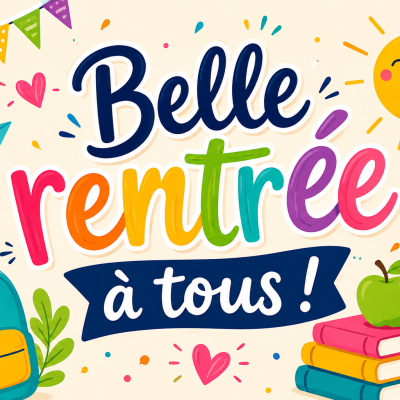 Belle rentrée à tous le 01/09/2026 - Marie-Anaïs Lien