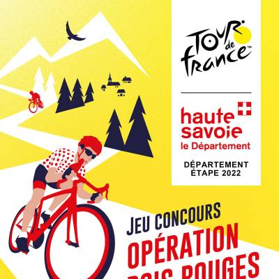 Affiche Tour de France Haute-Savoie 2022
