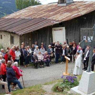 Inauguration de la croix de la Tonnaz