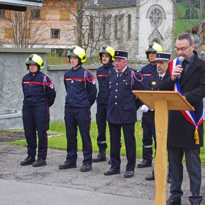 Cérémonie 8 mai 2024 Praz-sur-Arly discours maire