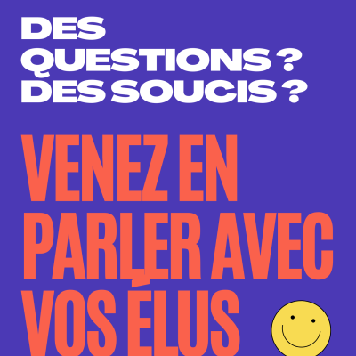 Affiche des permanences citoyennes qui débuteront le 20 juin 2026 - Marie-Anaïs Lien