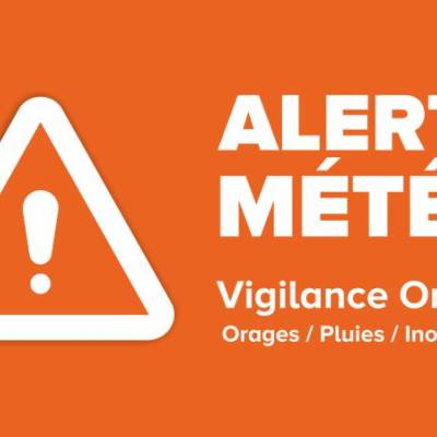 Vigilance orange : alerte météo - orages / pluies / inondations