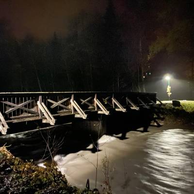 Passerelle Arly 13 novembre 2023