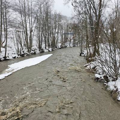 Crue de l'Arly le 30 novembre 23