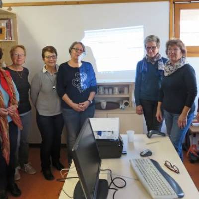Personnes formées au logiciel permettant la gestion des livres, en octobre 2017