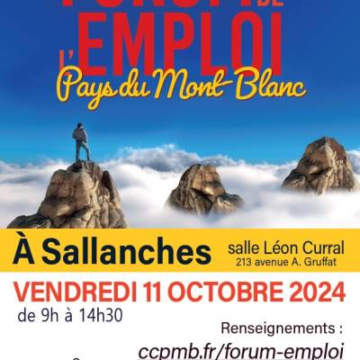 Forum de l'emploi d'octobre 2024 : 5e édition - CCPMB