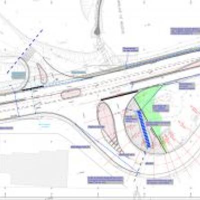 Plan du carrefour à Tirecorde
