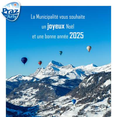 Carte de vœux pour les habitants et le personnel pour Noël 2024 et nouvelle année 2025 - Marie-Anaïs Lien