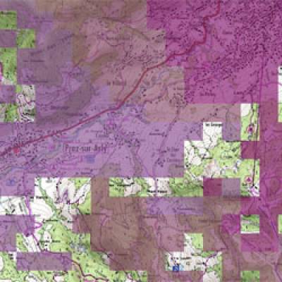 TNT : de la carte théorique de desserte (ci-dessus) à la réalité du terrain, il y a un pas que les ondes n'ont pas su franchir !