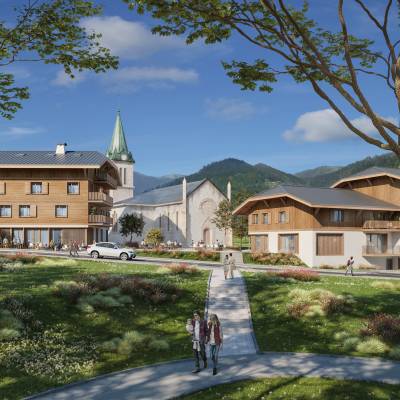 Perspective du futur centre-village