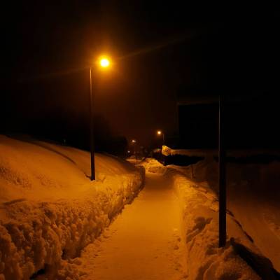 Eclairage du chemin de la Gelinotte