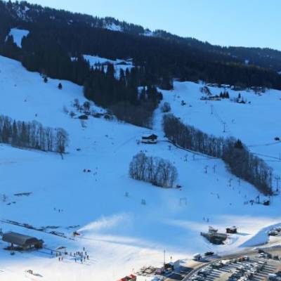 ZAC des Varins : départ des pistes de Praz sur Arly
