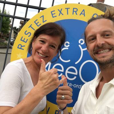 Association Ice & Fire dont voici ici ses membres Félicie Petit et Antonin Chiberches