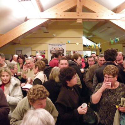 Foule à l'occasion des vœux du 29 janvier 2010