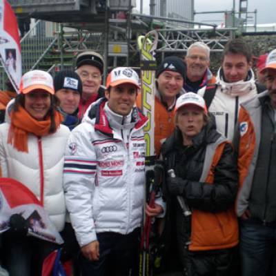 Fête du retour du champion du monde par équipe, Thomas Fanara, le 22 février 2011