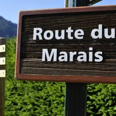 La route du Marais avant son élargissement prévu fin septembre 2010 - Gaël Joncour