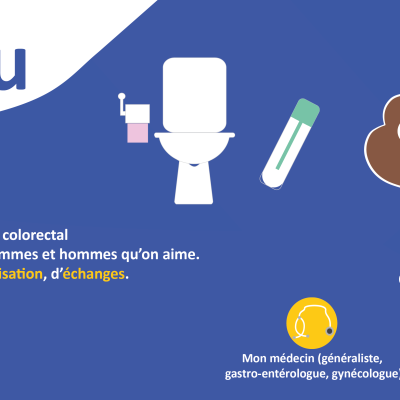 Mars bleu : campagne de lutte menée contre le cancer colorectal au niveau national - Dépistage des cancers Centre de coordination AuRA