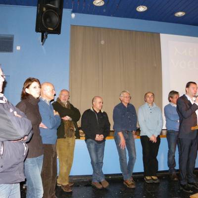 Cérémonie des vœux du maire au Belambra le 16 janvier 2024 - Sylvie Bessy ou Bernard Demonchy