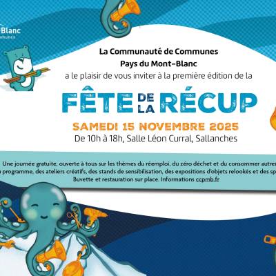 Invitation à la Fête de la récup du 15 novembre 2025 - CCPMB