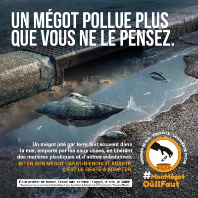 Un mégot pollue plus que vous ne le pensez