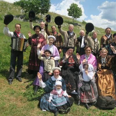 Les membres de l'association Lou Gapians du Pratz à Feufliâzhe en 2019 - Guillaume Veillet