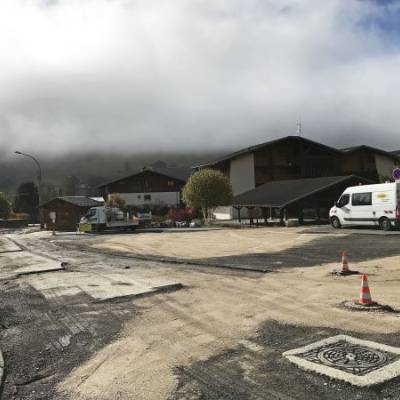 Chantier de Meuret en octobre 2018