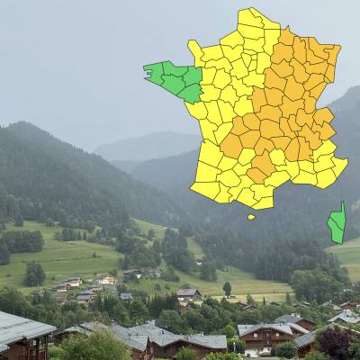 Orage le 23 juin 2022 Praz-sur-Arly