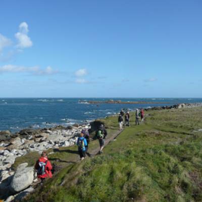 Jumelage Praz/Roscoff : une 12aine de membres de Praz montagne à Roscoff en septembre 2012