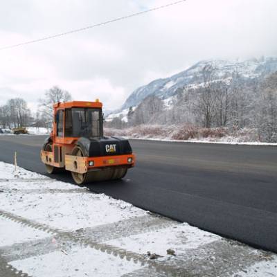 Aménagement du parking des Varins, le 24 novembre 2010