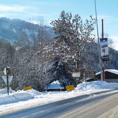 Nouvelle route de l'Arly ouverte le 17 décembre 2010