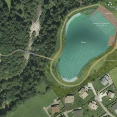 Projet du plan d'eau de Praz sur Arly