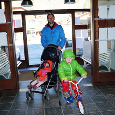 Nouvelles portes automatiques de la mairie