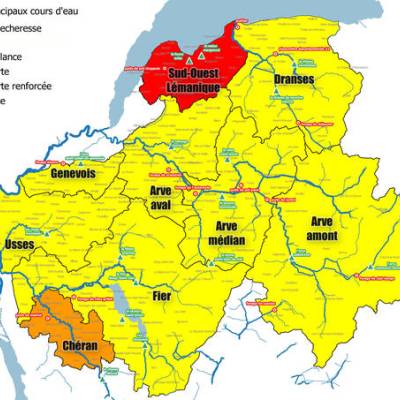 Vigilance sécheresse : situation au 21 octobre 2022 - Préfecture de la Haute-Savoie